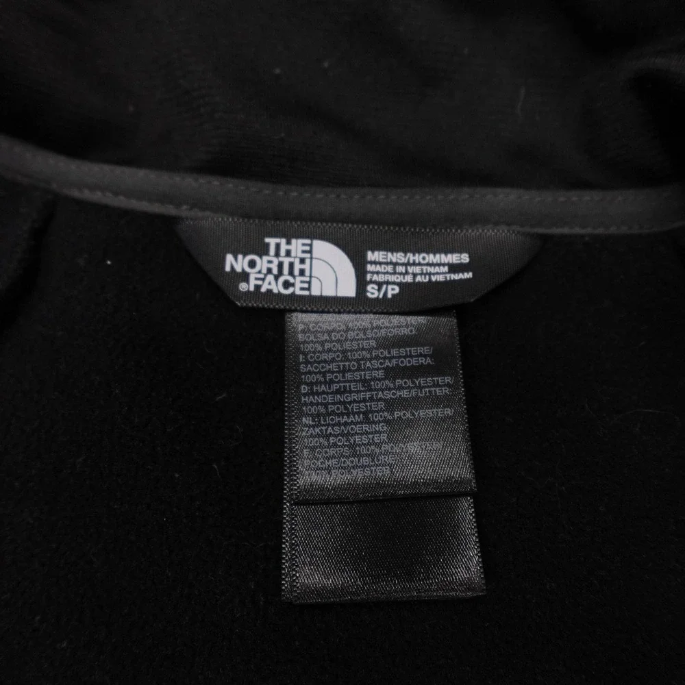 The‎ North Face Jacket Mens Small Black Softshell Full Zip Pockets Windbreaker